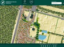 Interaktywna mapa Arboretum w Marculach
